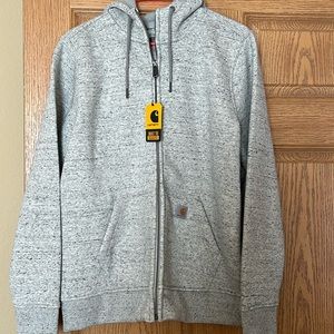 Carhartt grey zip up